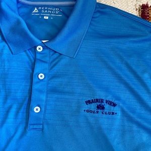 NWOT Bermuda Sands Blue Golf Polo Prairie View